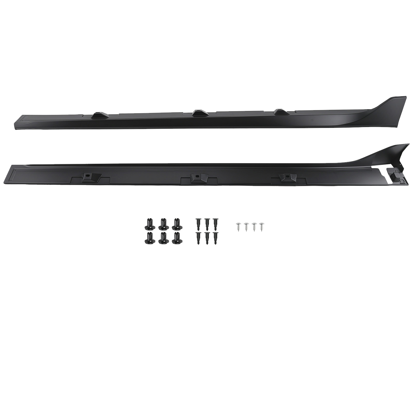 ABS Side Skirt 2pcs Kit for Honda Civic Sedan Si 2016-2020 2021 Matte Black