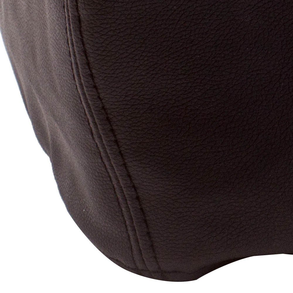 Black Leather Armrest Console Jump Seat Cover For Silverado Tahoe Yukon