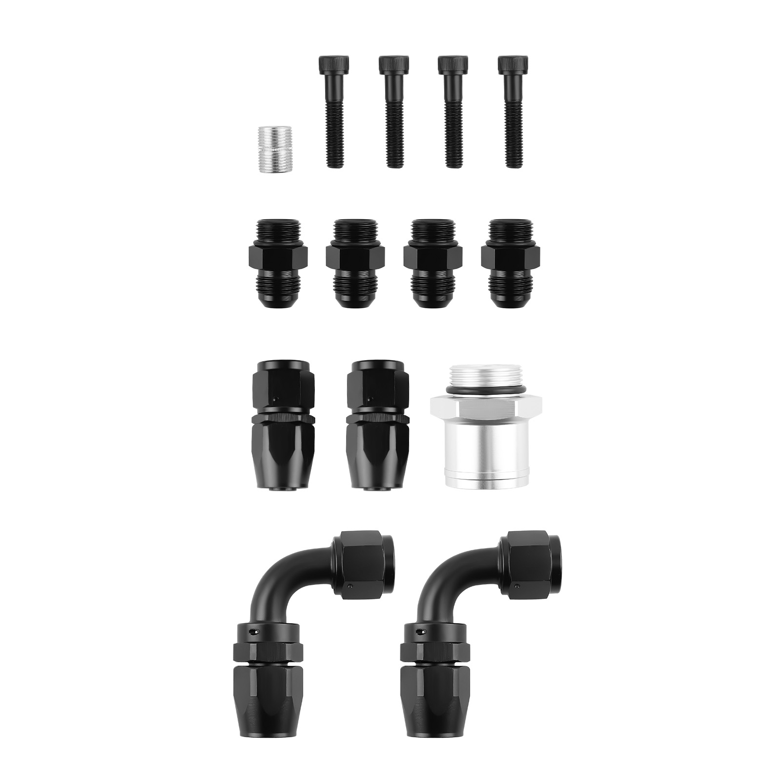 10AN Oil Filter Relocation Kit  For All 4.6L 5.4L Ford Modular V8 Engine