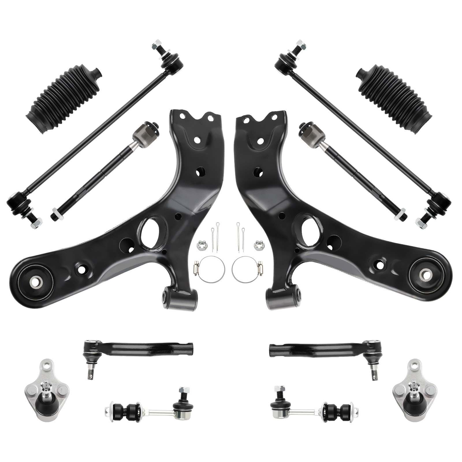 14x Front Lower Control Arm & Sway Bar End Links RH & LH for Toyota RAV4 06 - 18