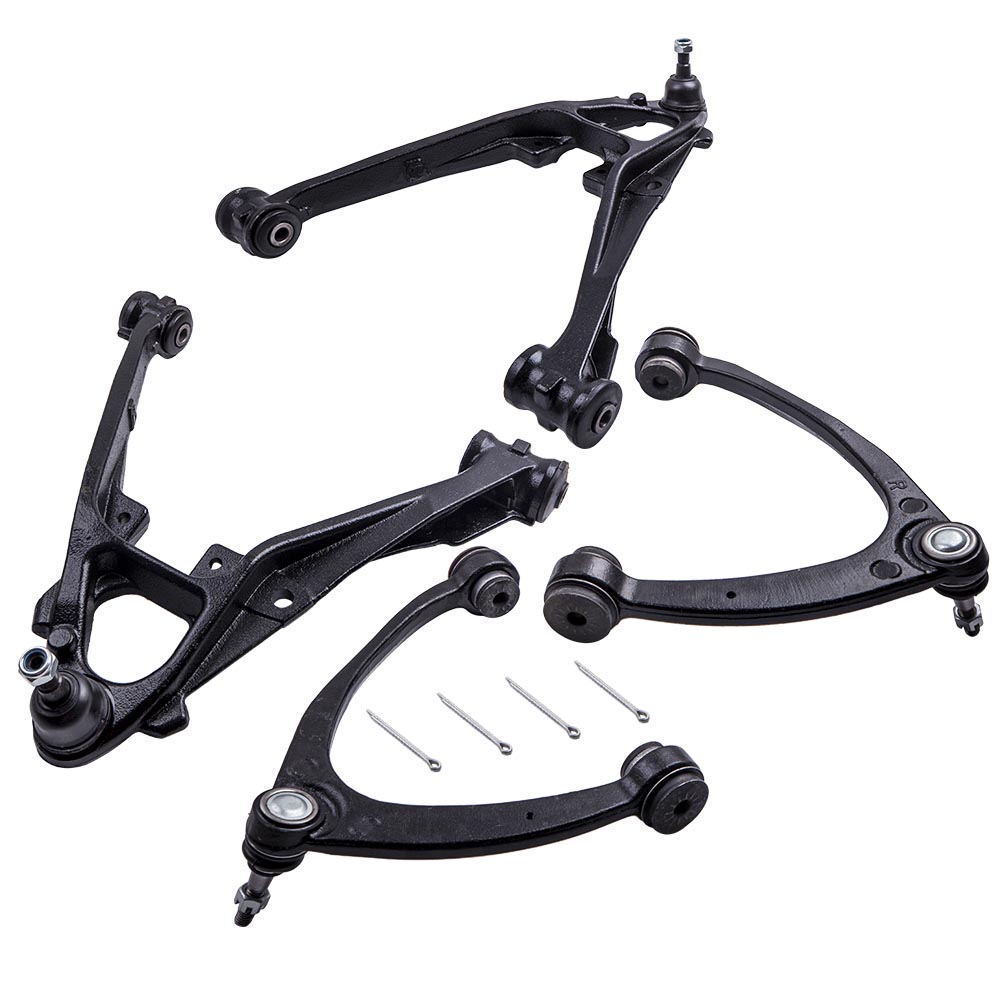 4pcs Front Upper & Lower Control Arms LH & RH for 2007-2014 GMC Yukon XL 1500