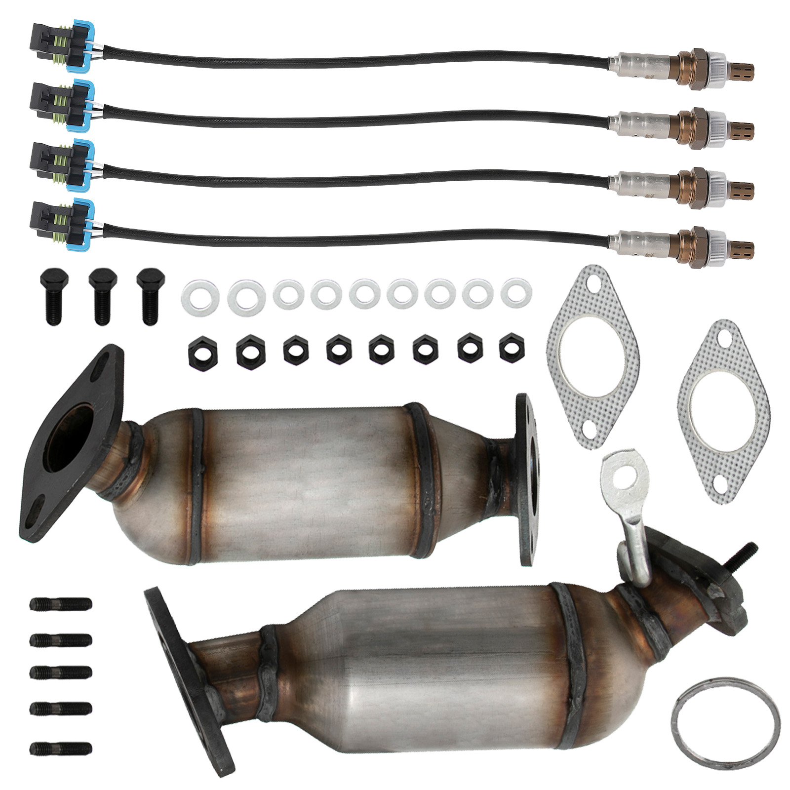 Catalytic Converter Set With O2 Sensor For Buick Chevy GMC 3.6L 2009-2011