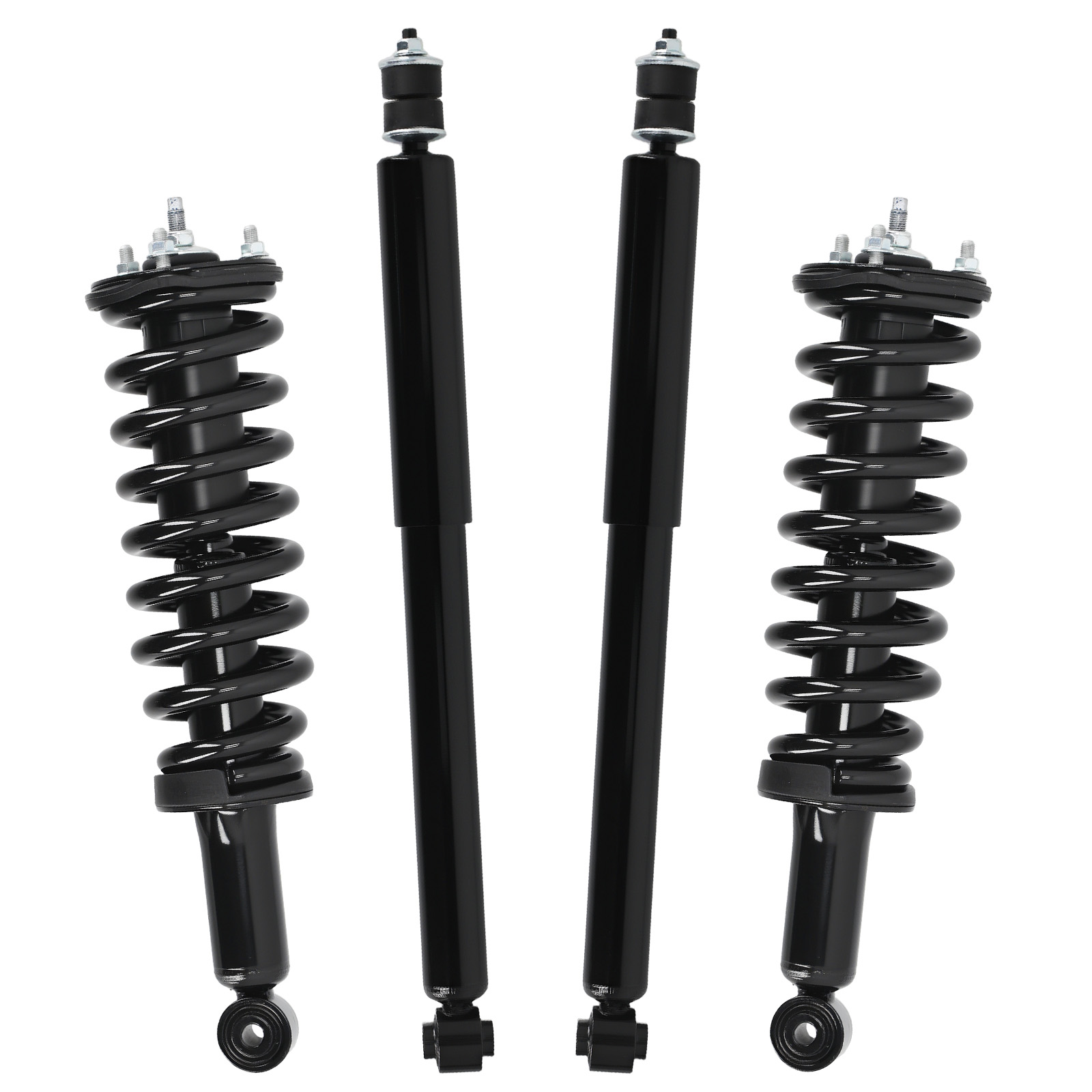 4PCS Front Struts Coil Springs Rear Shock Assembly For Toyota Sequoia 2001-2007