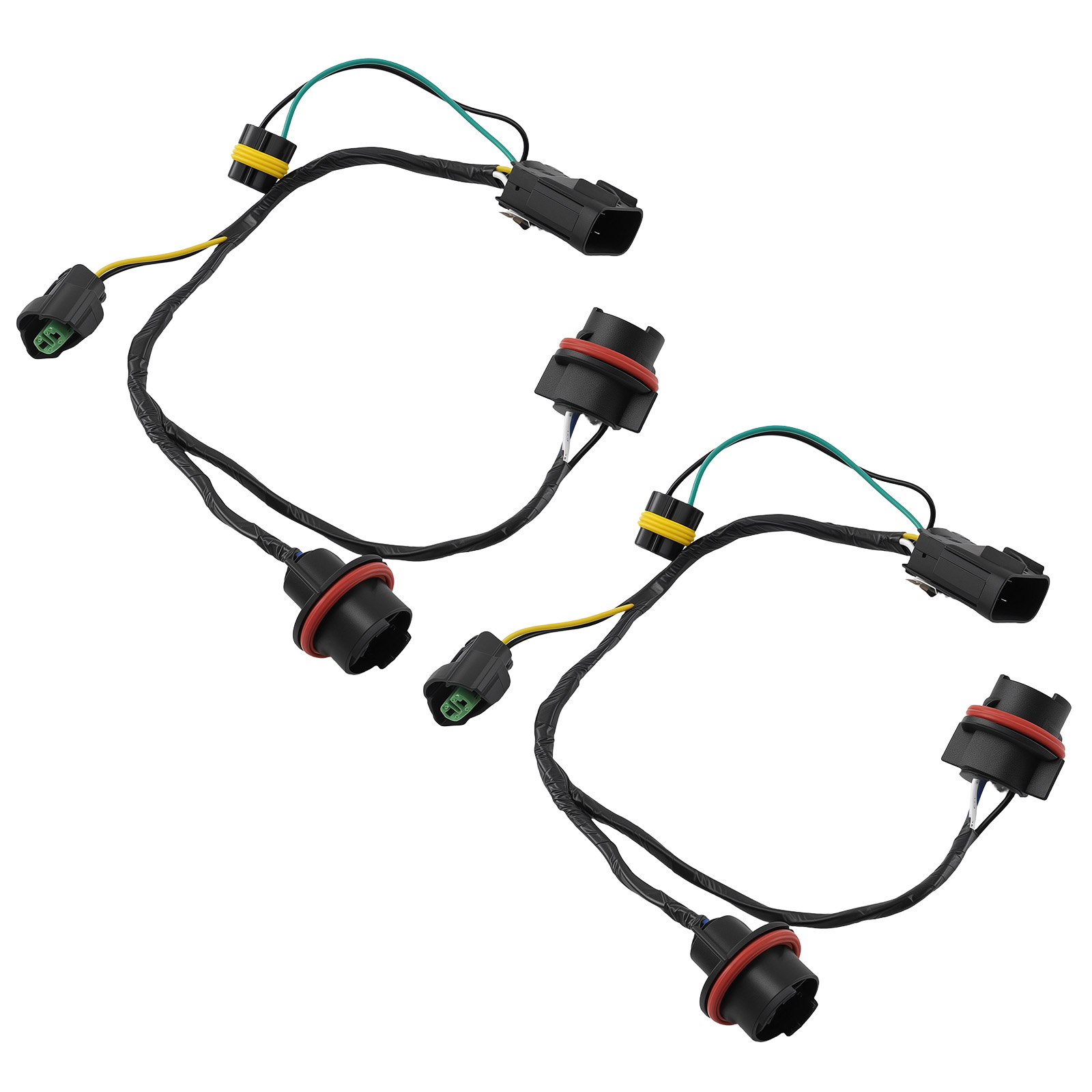 2PCS Headlight Wiring Harness for Chevy Silverado 3500 HD 2007-2014 645-745