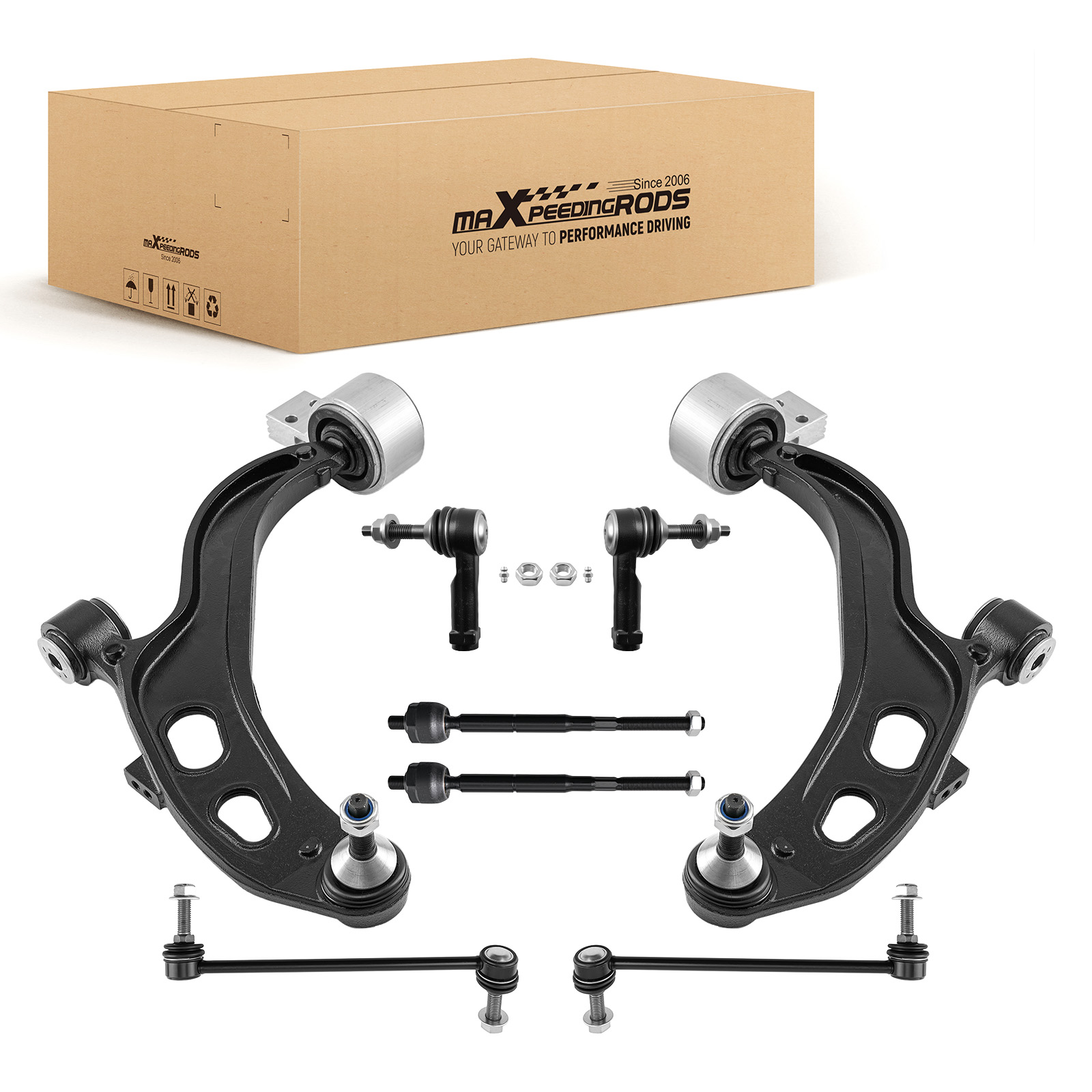 Front Lower Control Arm w/ Ball Joints Suspension Kit For 2013-2017 Ford Taurus
