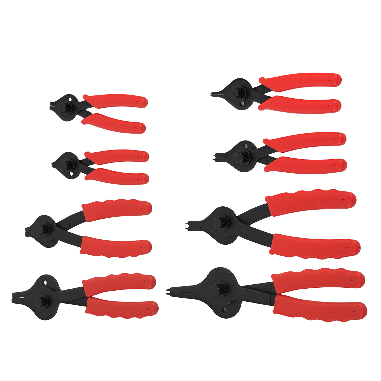 10x Snap Ring Pliers Kit for Car/Truck/SUV Internal & External Circlips 1-2.3mm