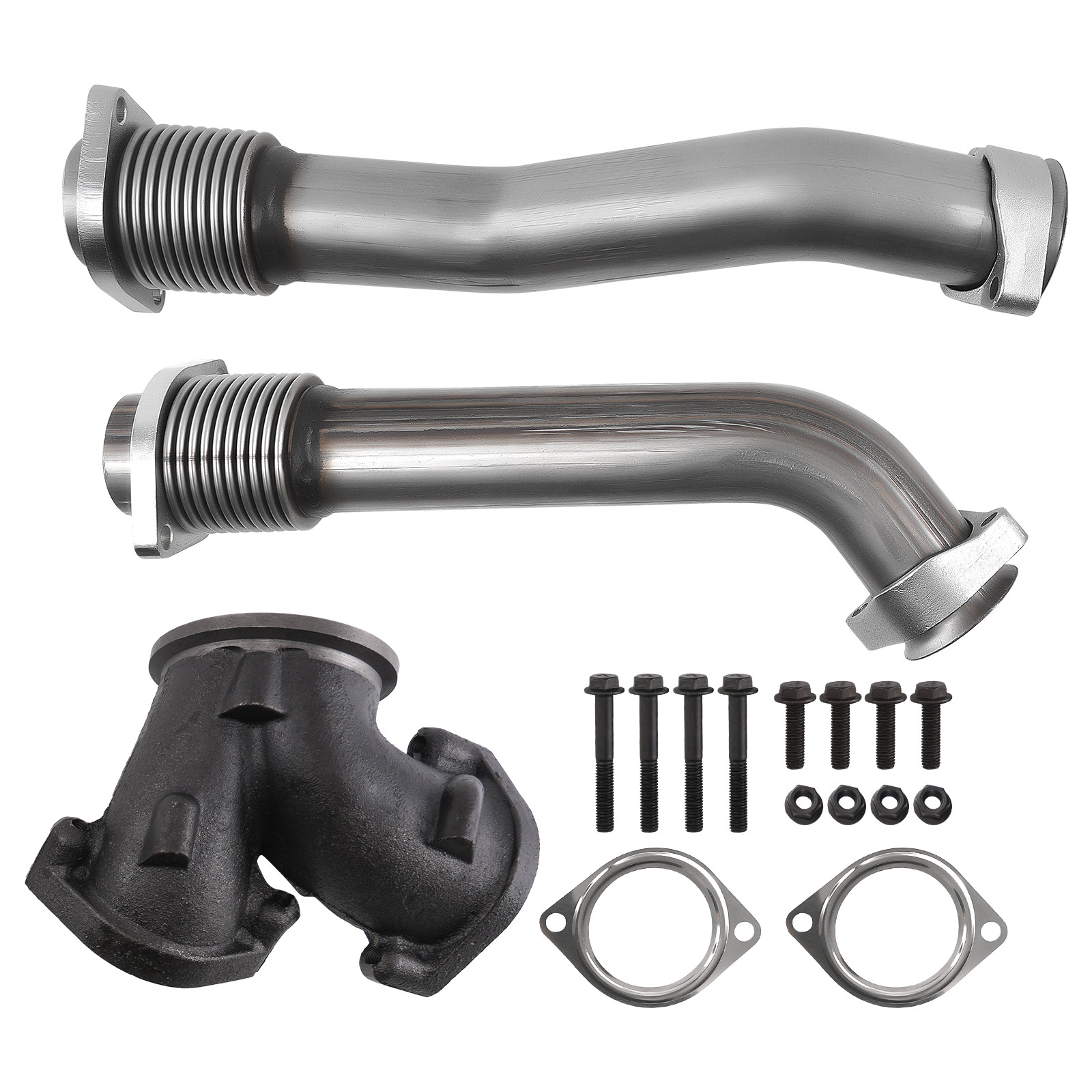 Turbocharger Up Pipe Kit For Ford E350 Club Wagon E450/E550 Super Duty 7.3L
