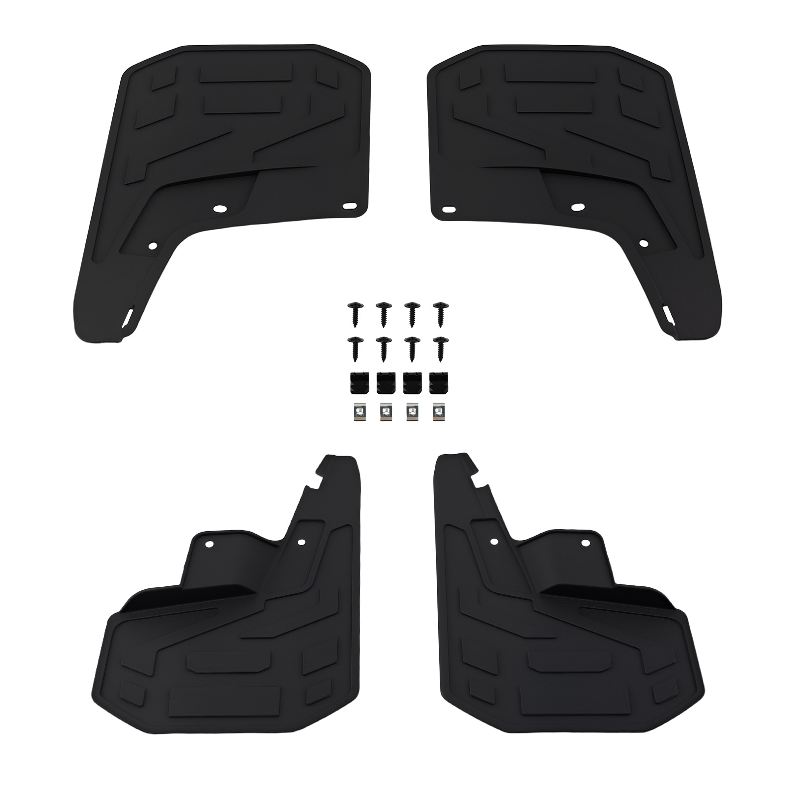 4PC Black Mud Flaps Front Rear for Chevrolet Colorado 2023-2024 Plastic