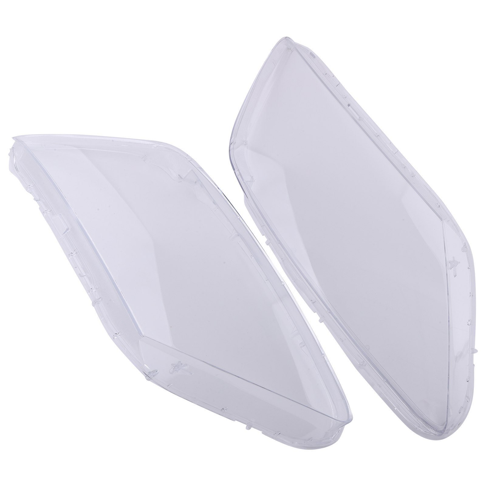 Front Clear Headlight Lens Covers Pair for Mazda CX-7 2007-12 Left Right Side PC