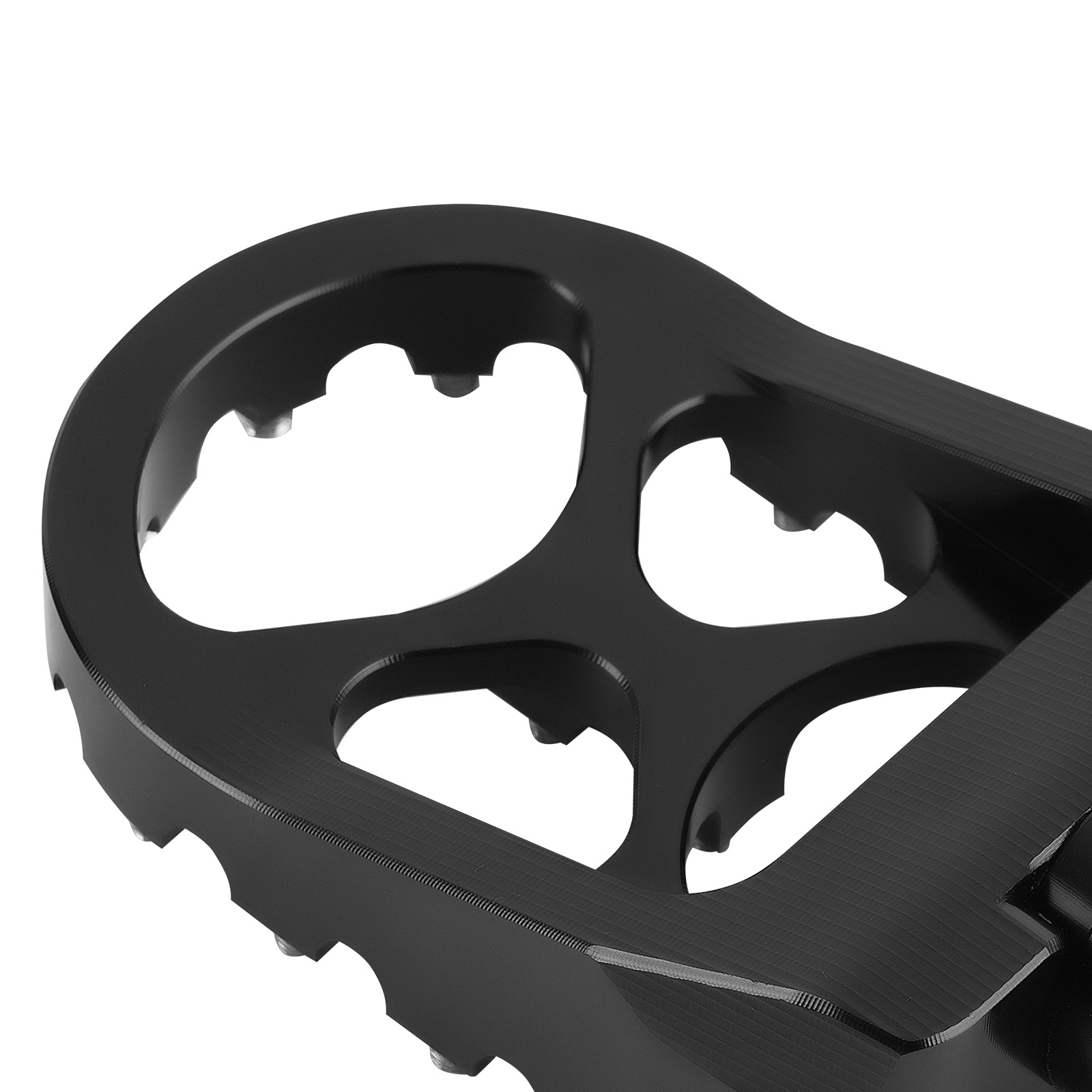 Wide Fat MX Style Foot Pegs Footrest For Harley Heritage Softail 1986-2017