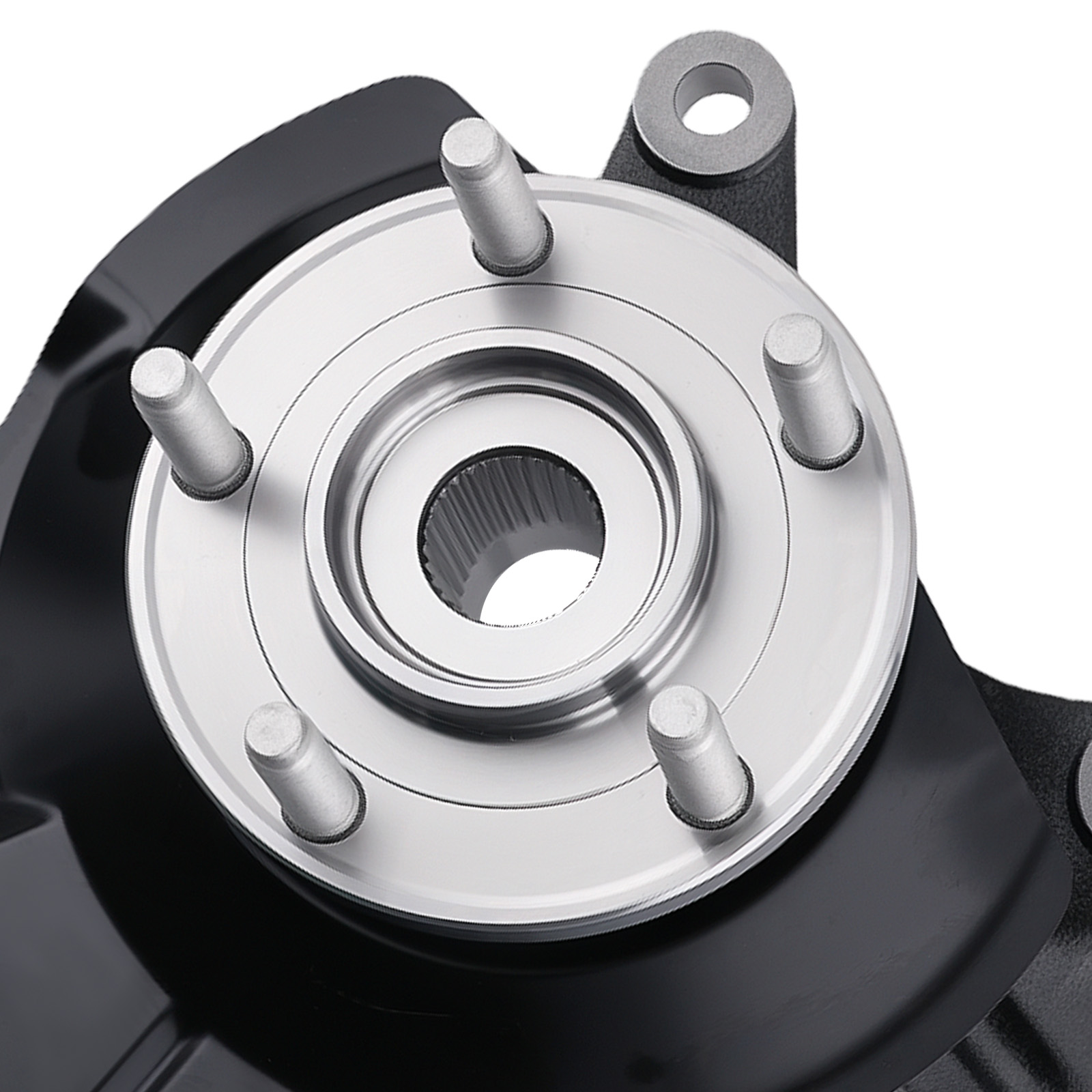 Front Steering Knuckles & Wheel Hub Bearings Assembly for Ford Edge 2007 - 2010