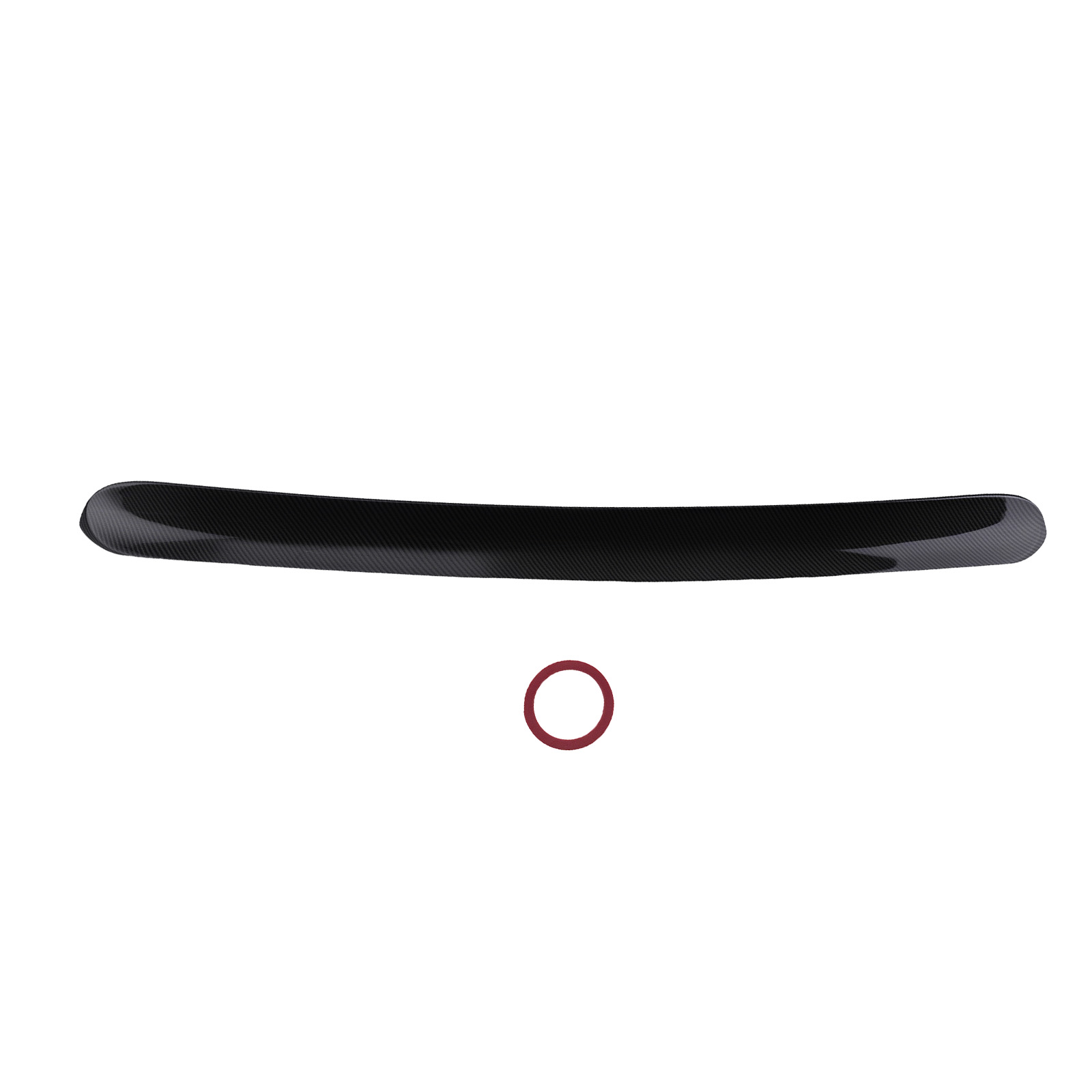 Black ABS Carbon Style Wing for Dodge Charger 2011-22 Direct Mount Upper Spoiler