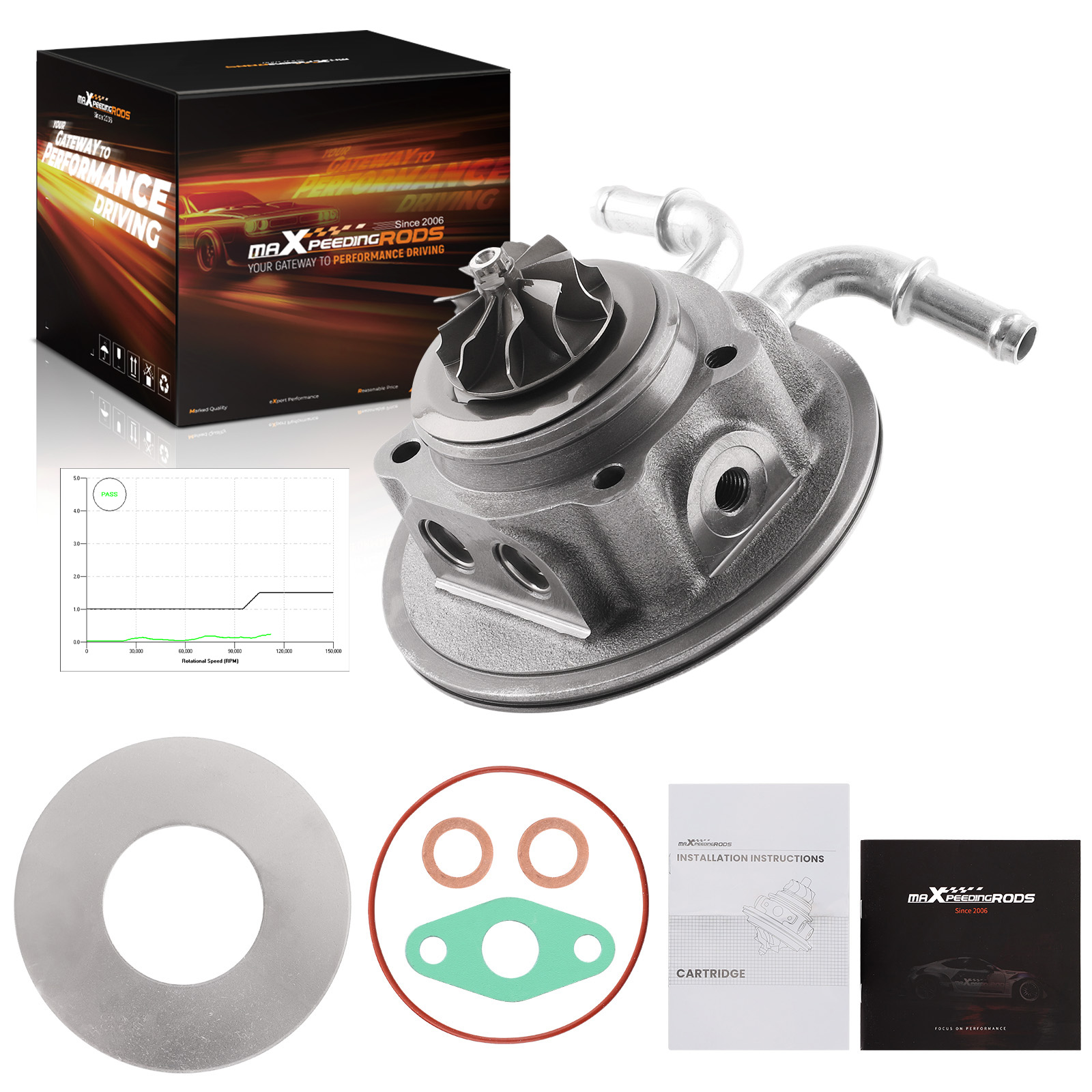 Billet Turbo CHRA Cartridge For Ford Fiesta Focus EcoSport 1.0 EcoBoost 100HP