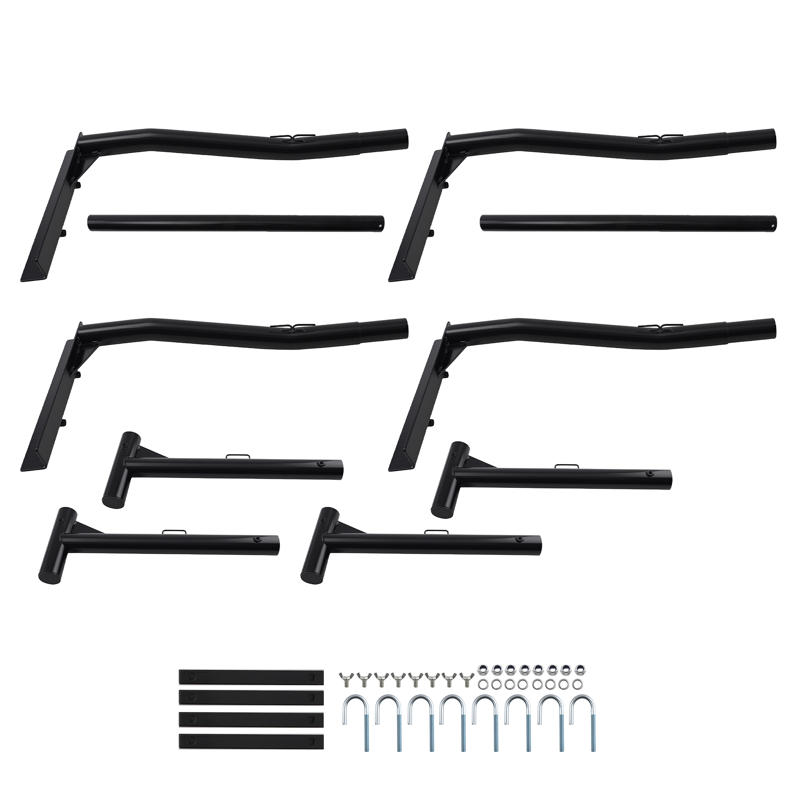 Adjustable Truck Ladder Rack 2 Bars for Ford F150 F250 Dodge Ram 1500