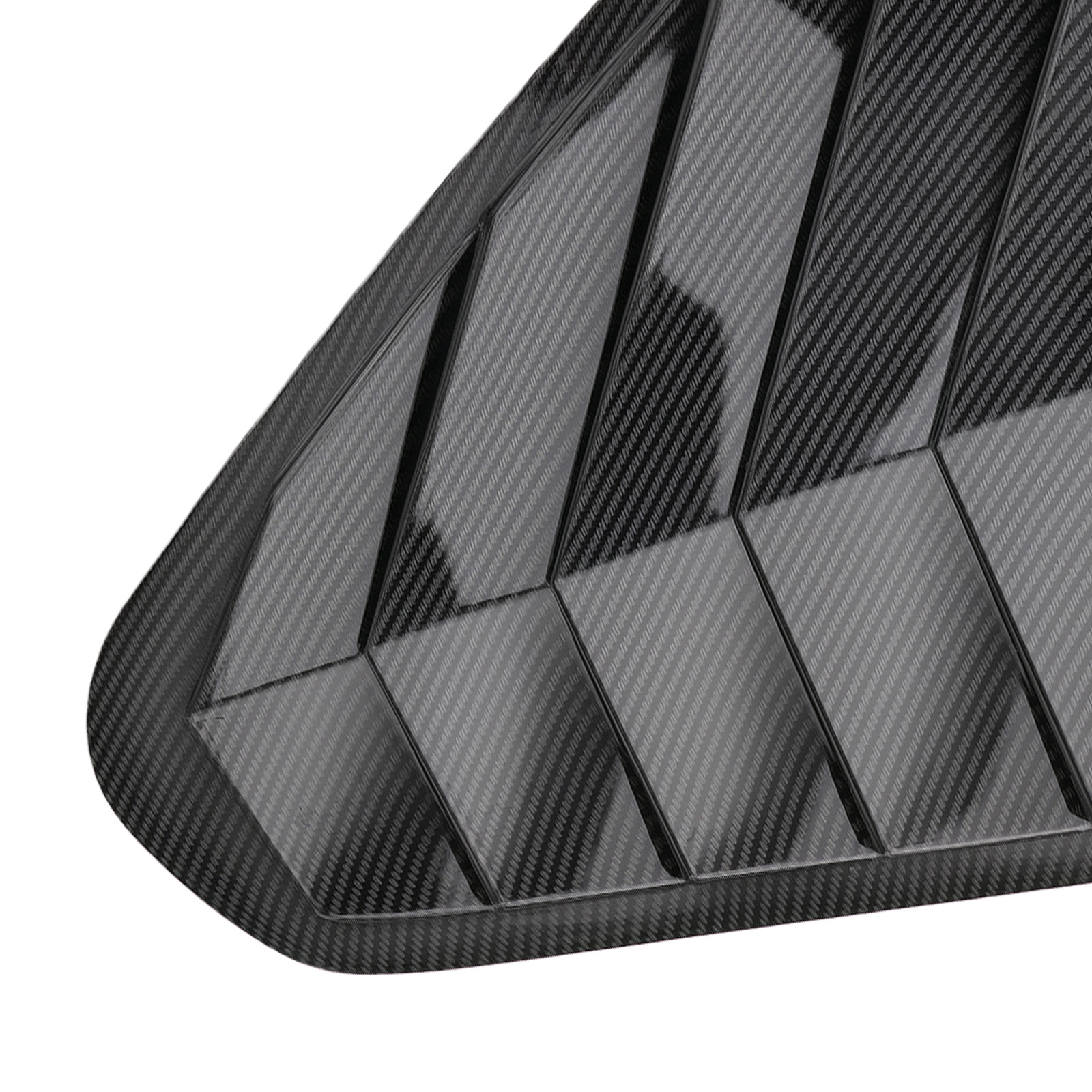 Painted ABS Side Window Louvers for Toyota RAV4 2019-2025 Carbon Fiber Look