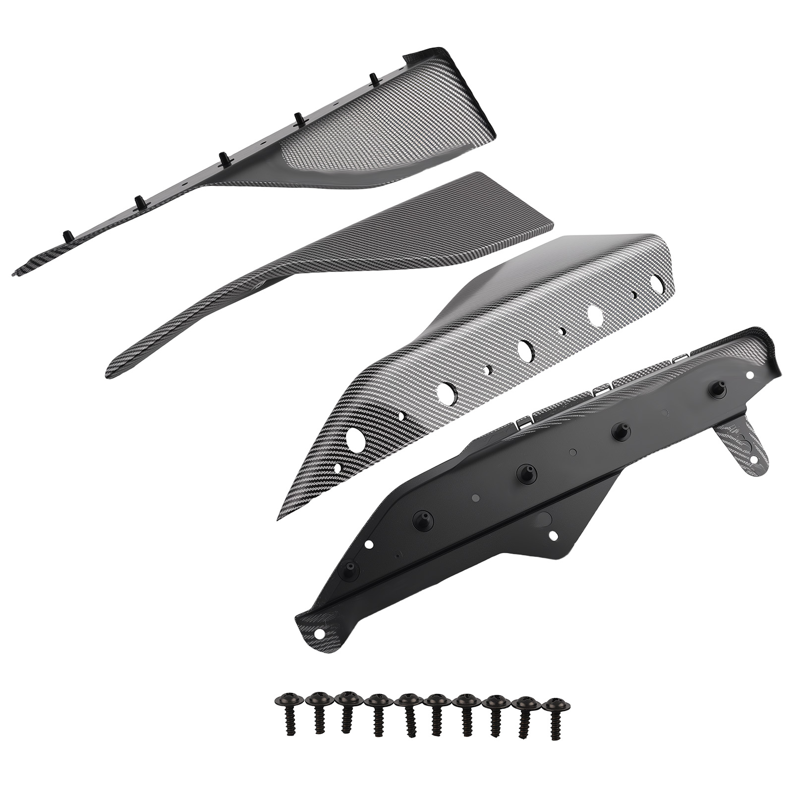 2pcs Side Skirt Extension Kit for BMW G42 230i M240i 2022-2024 Carbon Look
