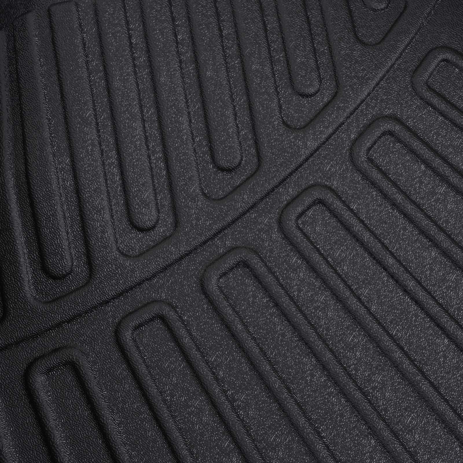 Floor Mats + Cargo Mat for Jeep Grand Cherokee 2022-2025 TPE Black All-Weather