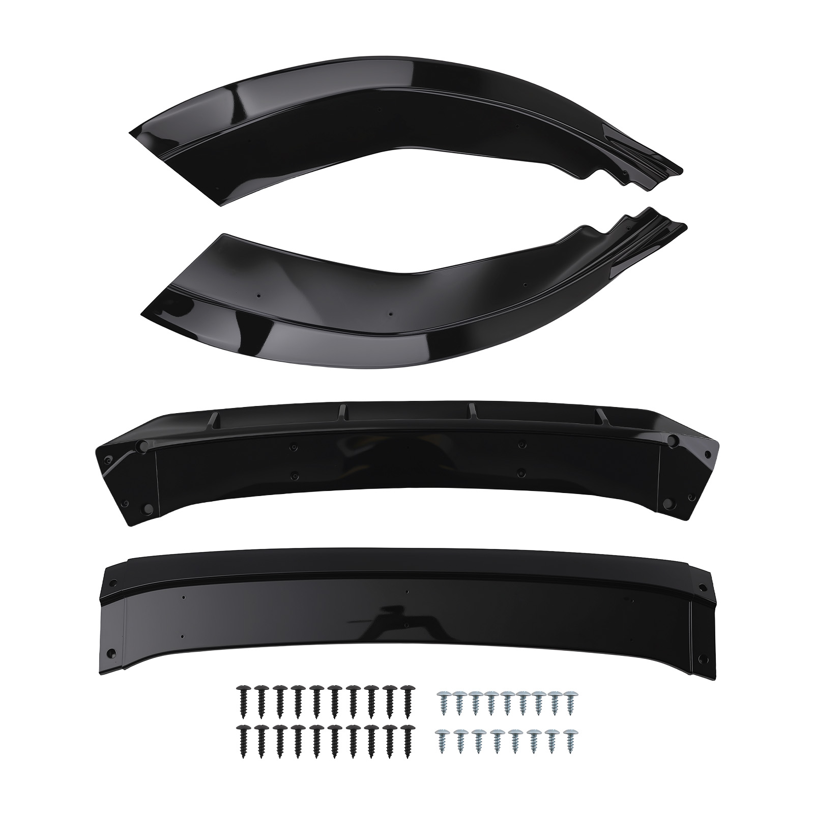 Bumper Splitter M Style for Honda Accord 2023-2025 Front Black Plastic