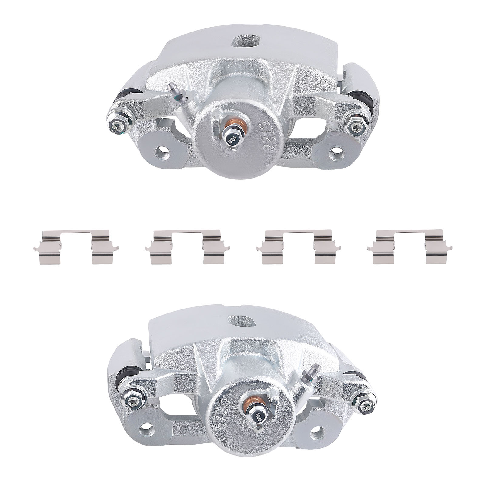 Front Left&Right Brake Calipers w/ Bracket for Honda Accord LX LX-S LX-P 2008-10