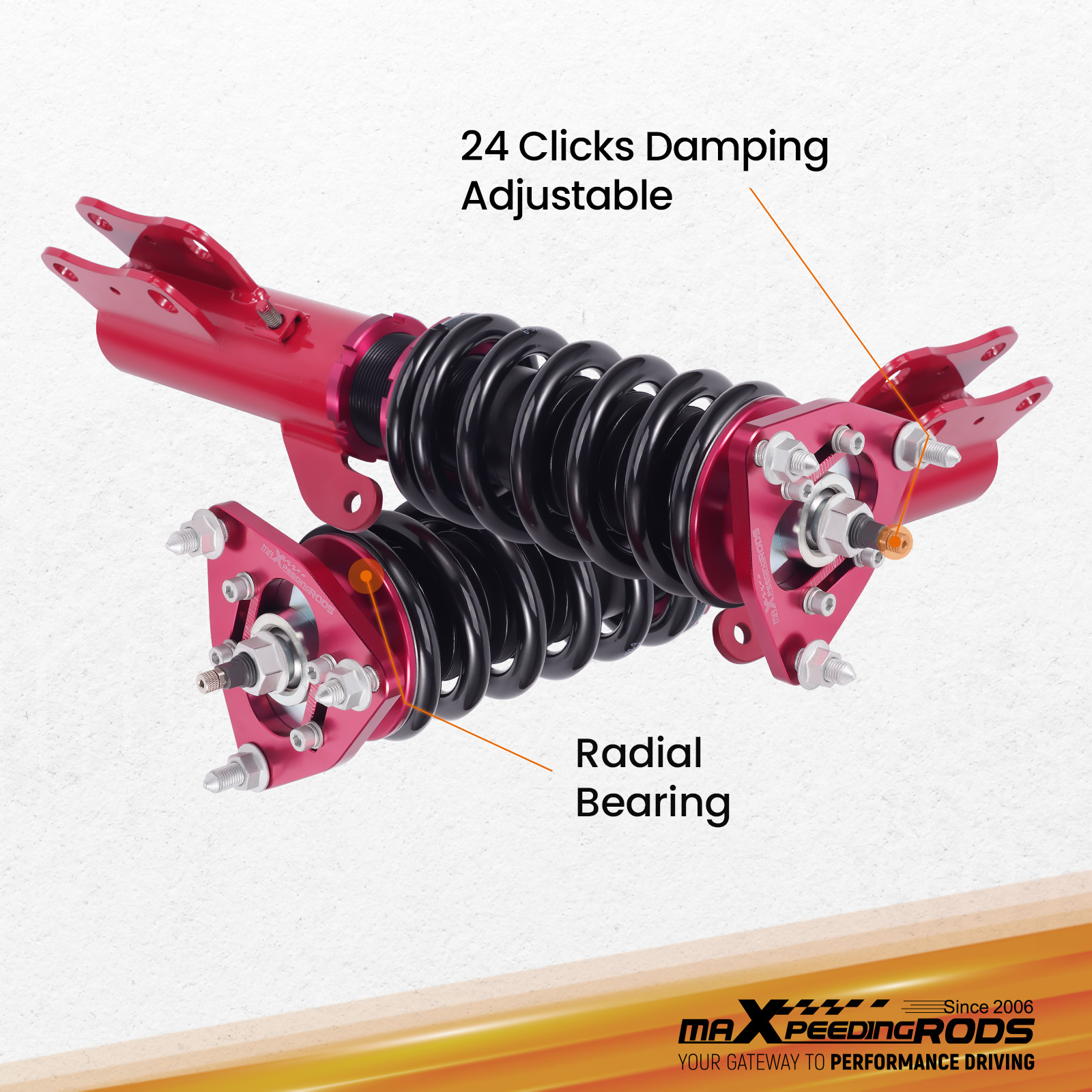 Rebound Damping Force Adjustable