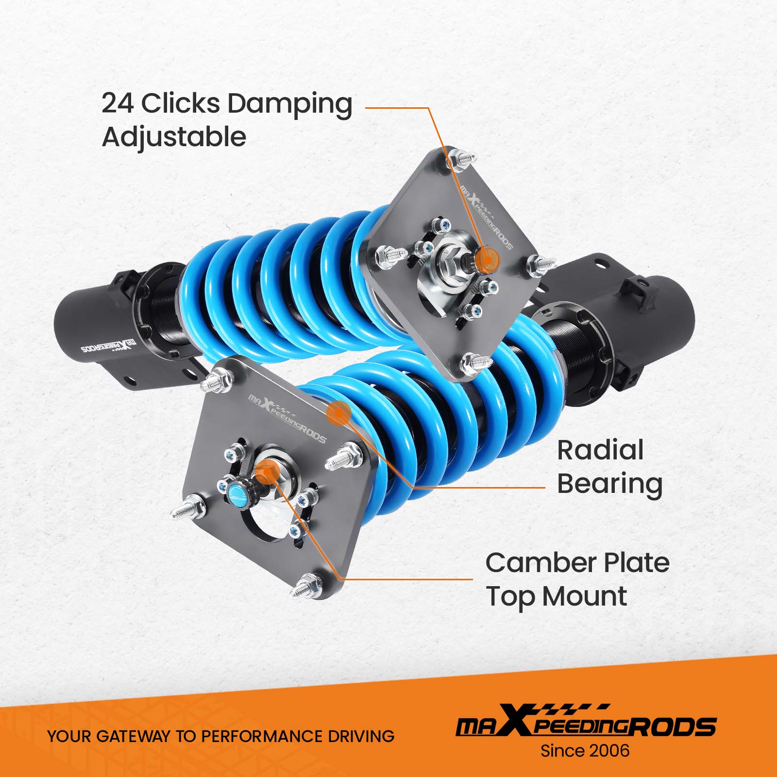 Rebound Damping Force Adjustable