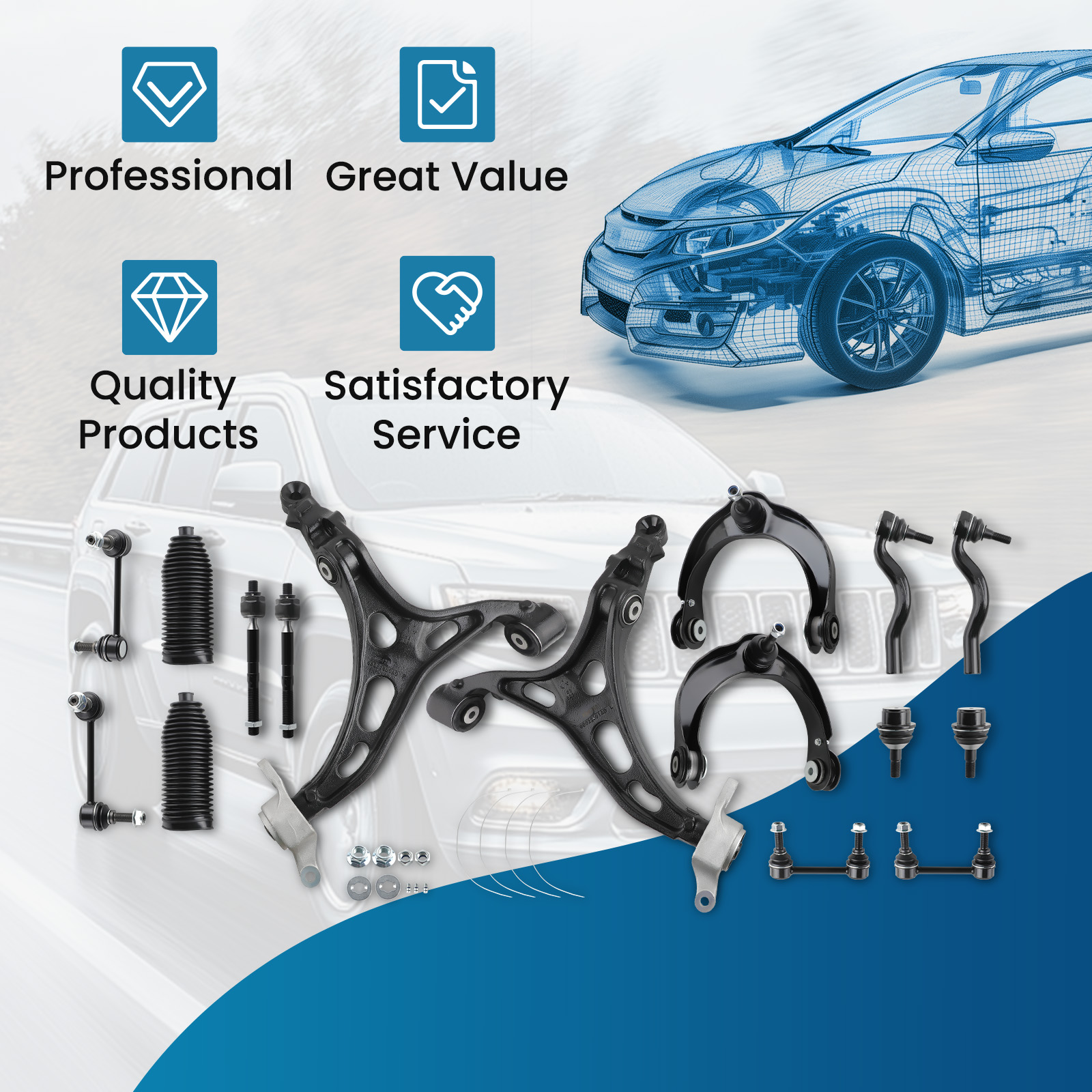 WHY CHOOSE OUR CONTROL ARM?