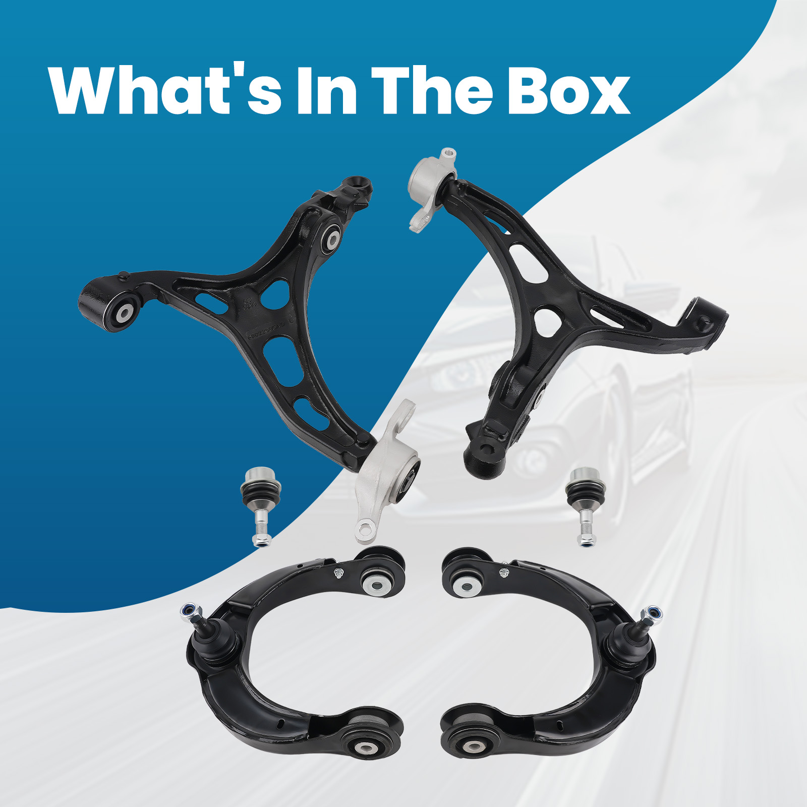 Front Upper & Lower Control Arm